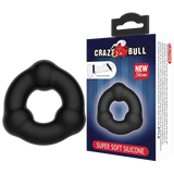 Super Soft Silicone Cockring - 3 Bead