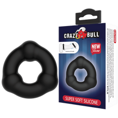 Super Soft Silicone Cockring - 3 Bead
