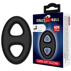 Super Soft Silicone Cockring - The Oval