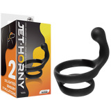 Cock Ring with Ball Strap and Clit Stimulator