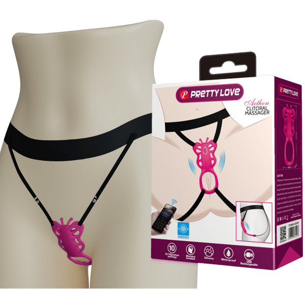 Rechargeable Strap-on Butterfly Massager - Aethon