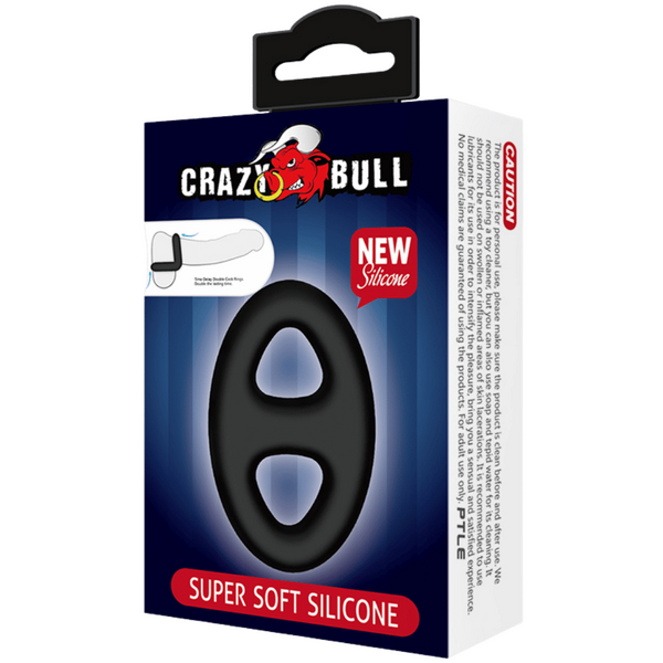 Super Soft Silicone Cockring - The Oval