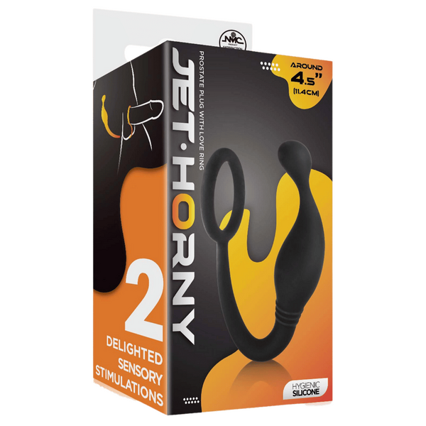 Prostate Plug with Love Ring - 4.5"