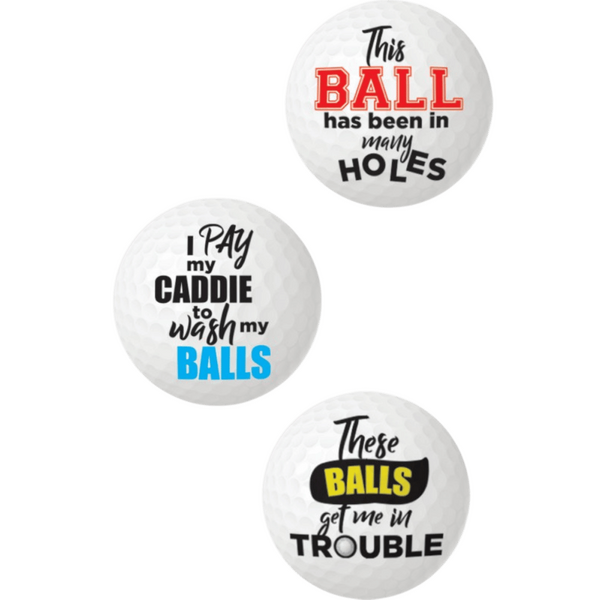 Balls Deep - Novelty Golf Balls
