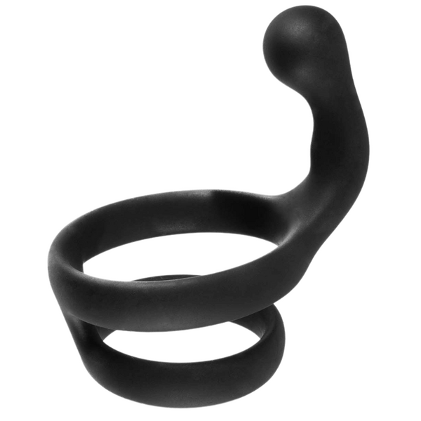 Cock Ring with Ball Strap and Clit Stimulator