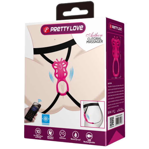 Rechargeable Strap-on Butterfly Massager - Aethon