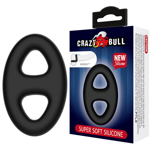 Super Soft Silicone Cockring - The Oval