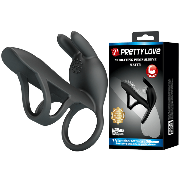 Vibrating Penis Sleeve - Matty