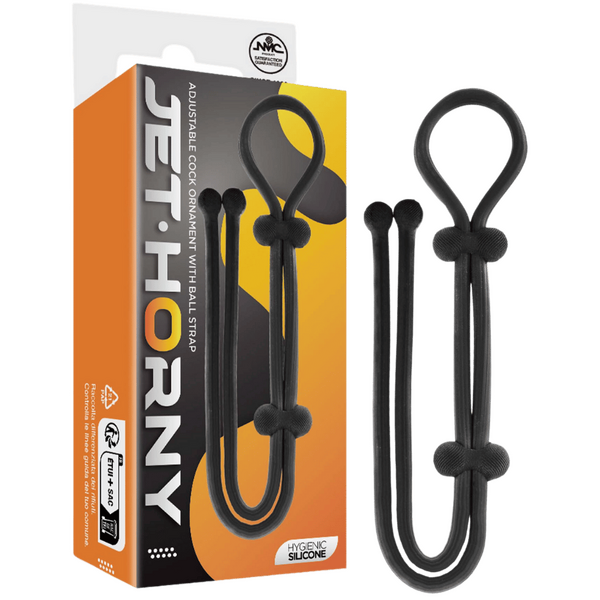 Adjustable Cock Ring with Ball Strap