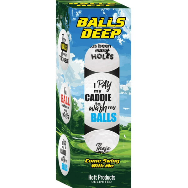 Balls Deep - Novelty Golf Balls