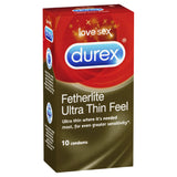 Featherlite Ultra Thin Feel Condoms 10 Pack
