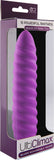 Silicone Rechargeable Vibrator Swirl (Purple)