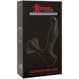 Ultimate Rim Job - Silicone Prostate Massager With Rotating Ridges