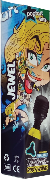 Rechargable Body Wand  - Black &amp; Gold