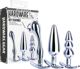 3 in 1 Metal Butt Plug Kit Set