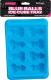 Blue Balls - Penis & Balls Shaped Ice Cube Tray