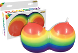 Rainbow Jumbow Boobie Candle